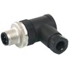 M12 plug angled 5-pole screw terminal max. 0.75 mm2 A-encoded maximal 4 A